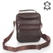  Valódi bőr férfi oldaltáska barna színben