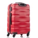 Travelway Bőrönd közép méret piros színben