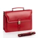 Valódi bőr 2 részes piros aktatáska 