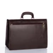 Maxmoda Valódi bőr aktatáska 3 részes sötétbarna színben