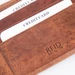 Vadász pénztárca bőr díszdobozban RFID rendszerrel szarvas mintával