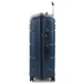 Roncato FLIGHT DLX Spinner Bőrönd R-3461 Sötétkék ajándék bőröndhuzattal