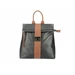 Valódi bőr női hátizsák S7173 Fekete+Barna
