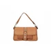 Valódi bőr női Táska Konyak