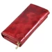 Gregorio lakk bőr női pénztárca piros színben GF106 Red