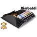 Rimbaldi valódibőr Brifkó pénztárca pincér pénztárca fekete színben