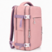 Vízálló Laptoptartós Utazó Hátizsák USB csatlakozóval WizzAir-Ryanair méretű 40x30x20 cm púder színben