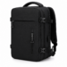 Vízálló Laptoptartós Utazó Hátizsák USB csatlakozóval WizzAir-Ryanair méretű 40x30x20 cm fekete színben