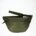 Valódi bőr női oldaltáska military green