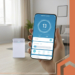 Nagyteljesítményű páramentesítő 20L/24h páramentesítő WiFi-vel, 4,3 literes tartály