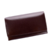 Valódi bőr női brifkó pénztárca díszdobozban sötét bordó színben