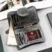 Kis méretű Valódi bőr női pénztárca RFID védelemmel