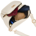 Peterson Crossbody női oldaltáska világos bézs színben