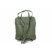 Valódi bőr női Ipad tartós hátizsák S méret S7139 MilitaryGreen