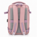 Vízálló Laptoptartós Utazó Hátizsák USB csatlakozóval WizzAir-Ryanair méretű 40x30x20 cm púder színben