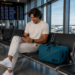 3 - Funkciós Fedélzeti táska  sötétkék színben 40 x 25 x 20 American Tourister TAKE2CABIN