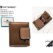 Női pénztárca természetes bőr+PU PTN PS329-HNL Brown