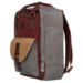 LULUCASTAGNETTE NANO GRIS/BORDO textil hátizsák