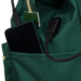 Peterson sötétzöld laptop hátizsák USB töltővel - Wizz Air/Ryanair méret