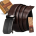 PU+bőr 35 mm-es öv PTN AB35-03-PUL BROWN
