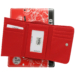 Női PU pénztárca F-206L-BL Red