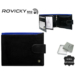 RFID bőrtárca ROVICKY N992L-RVT Fekete+Navy