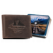 PETERSON PTN N992-BE-MOUN D.Brown RFID bőr pénztárca