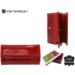 PETERSON PTN 421028-SH piros RFID bőr pénztárca