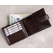 RFID bőr pénztárca PC-107L-BAR Barna