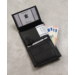 Férfi bőr pénztárca N0036-P-SCR Fekete