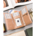 Női bőr pénztárca 55020-CIS-3542 BEIGE
