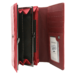 Női bőr+PU pénztárca RPX-24A-ML Red