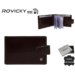 ROVICKY bőr RFID kártya tok TW-02-RVT D.Brown