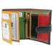 Férfi bőr pénztárca R-RM-24-16L-GCL Black Multi