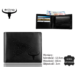 Férfi RFID bőr pénztárca N7-02-GG FEKETE