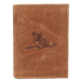 Férfi bőr pénztárca RFID kutyagravírozással N4-CHM-DOG-1 Cognac