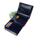 ROVICKY bőr RFID pénztárca 326-RBA-D NAVY-RED