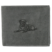 Bőr pénztárca kutya képpel RFID N992-CHM-DOG-1 Cognac