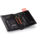 PETERSON PTN 339 2-1-1 FEKETE RFID bőr pénztárca