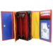 Női bőr pénztárca RD-22-NDM Multi Red