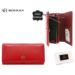 Női bőr+PU pénztárca RPX-24A-ML Red