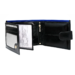 RFID bőrtárca ROVICKY N992L-RVT Fekete+Navy