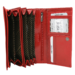 Női bőr pénztárca CPR-001-BAR Piros