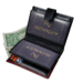RFID bőr pénztárca ROVICKY 331L-RBA-D NAVY-RED
