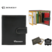 Férfi bőr pénztárca R-RM-24-16L-GCL Black Multi