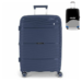 Gabol bőrönd közép méret GA-1220M Blue ajándék bőröndhuzattal