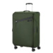Litebeam Spinner Bővíthető bőrőnd 77 cm 5 év garancia Sötétzöld