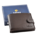 Férfi bőr pénztárca barna színben RFID védelemmel 60106 Brown
