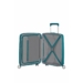 American Tourister Soundbox bővíthető Spinner bőrönd 55 fűzöld színben