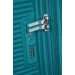 American Tourister Soundbox bővíthető Spinner bőrönd 55 fűzöld színben